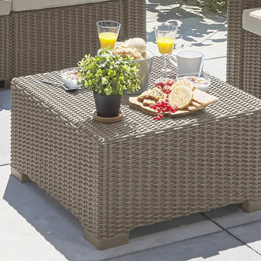 Allibert garden side table discount